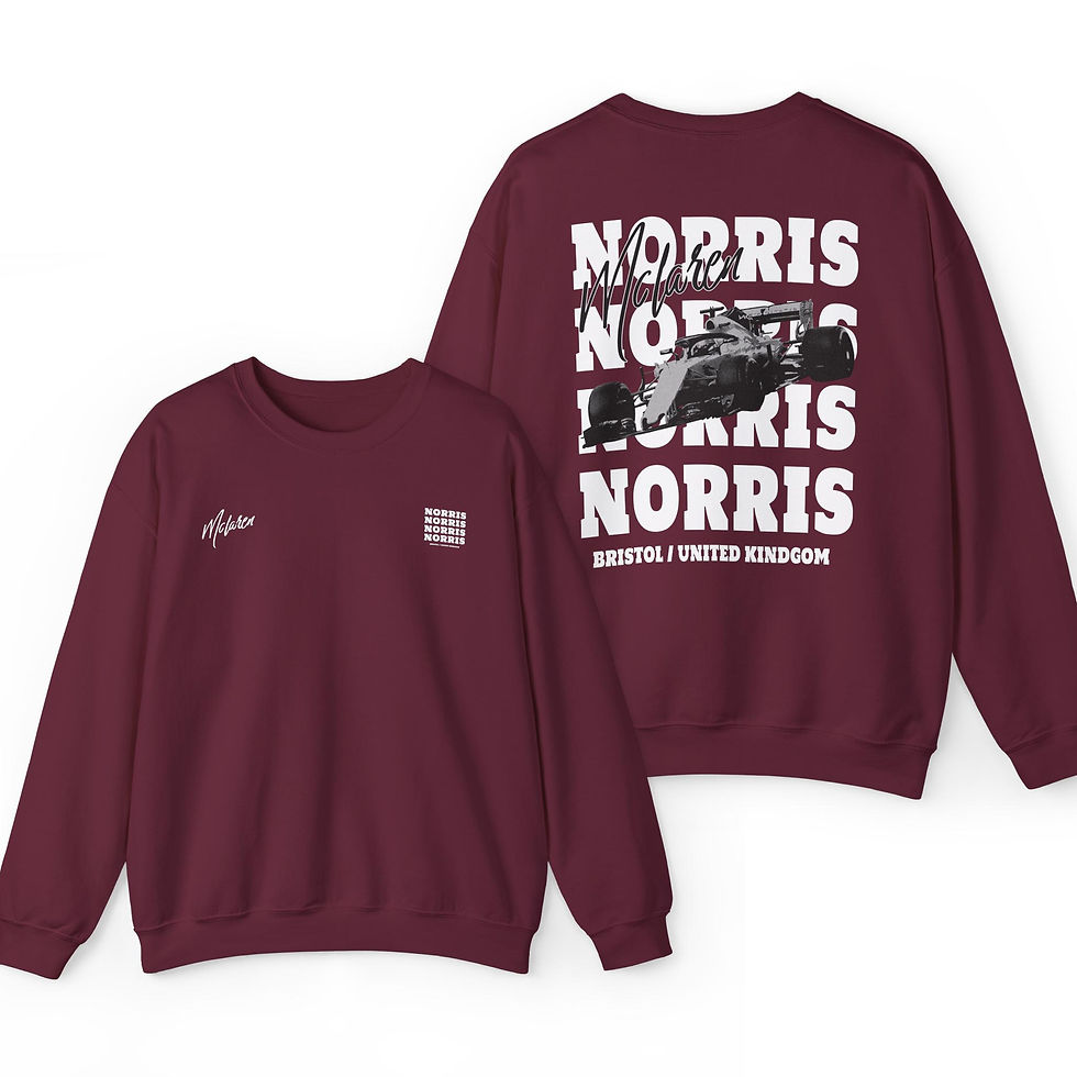 Thumbnail: norris inspired british motorsport racing crewneck sweatshirt for race fans