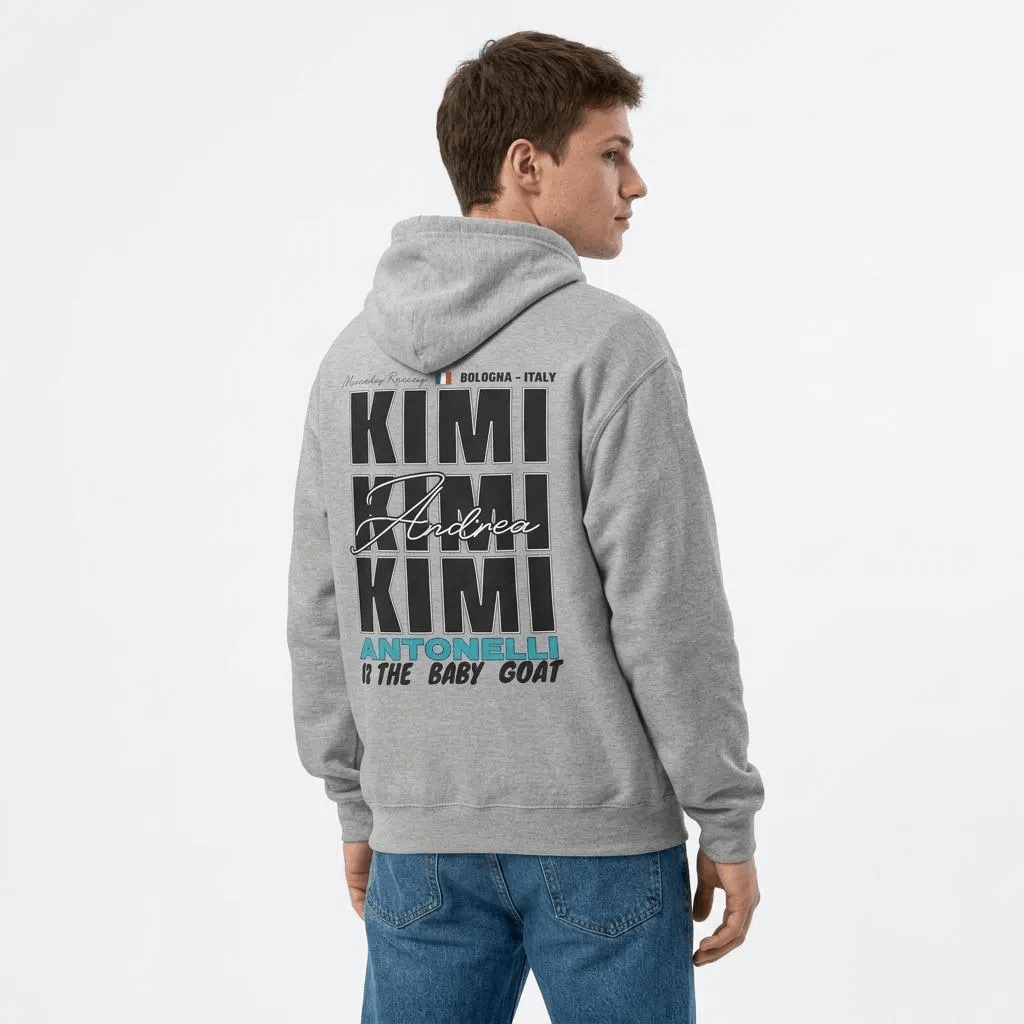 antonelli inspired motorsport racing unisex heavy blend hoodie for race fans