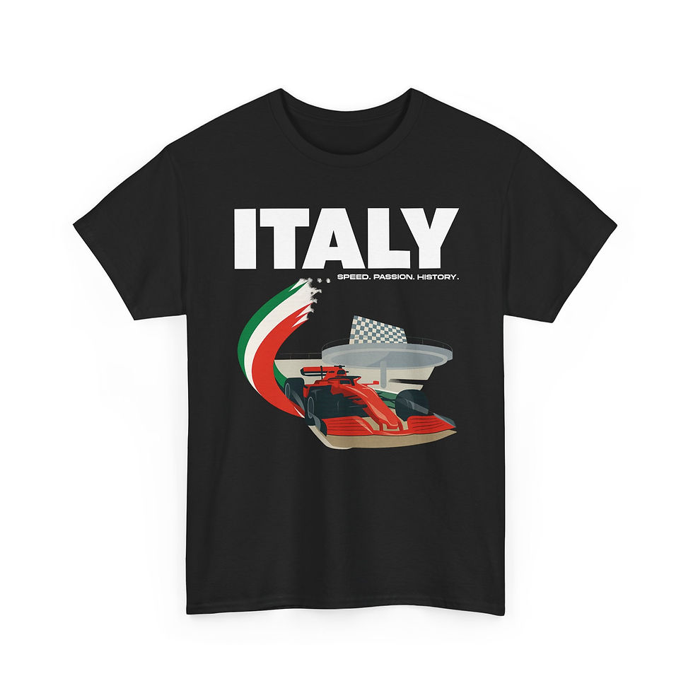 italy racing t-shirt inspired monza imola motorsport fan tee unisex vintage racing graphic formula fan apparel
