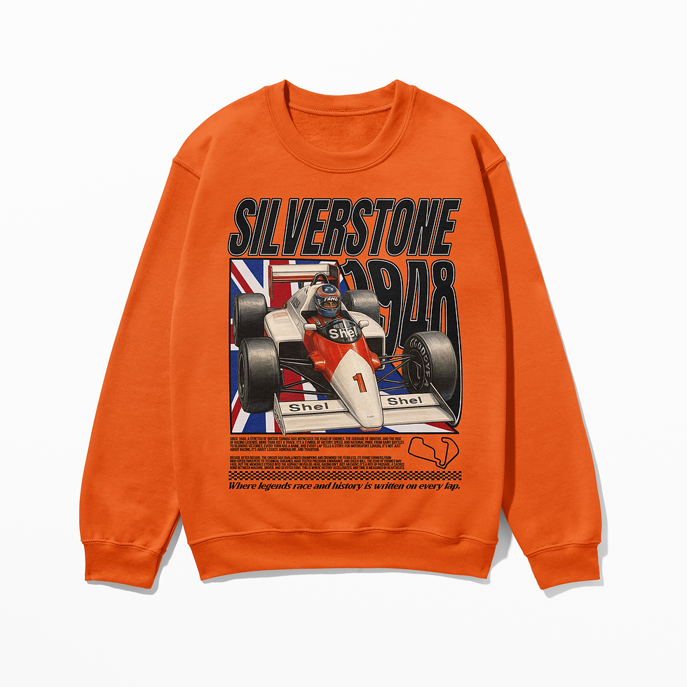 Thumbnail: Silverstone Racing Crewneck – British Grand Prix Track Inspired Sweatshirt