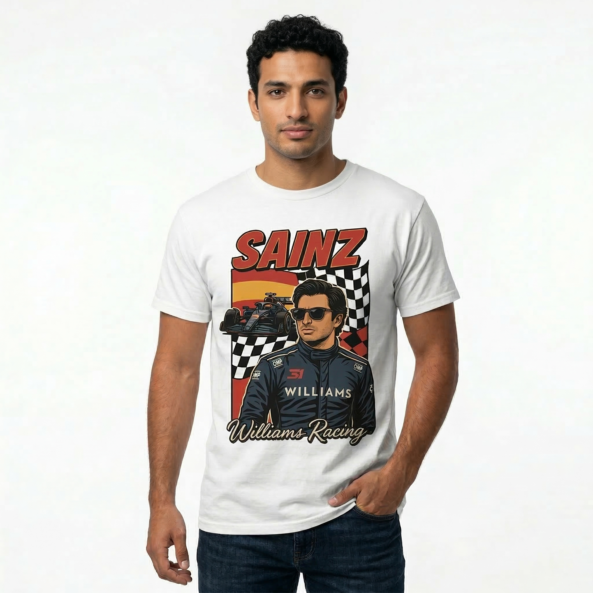 Sainz Racing T-Shirt | Inspired Spanish Motorsports Driver Fan Tee