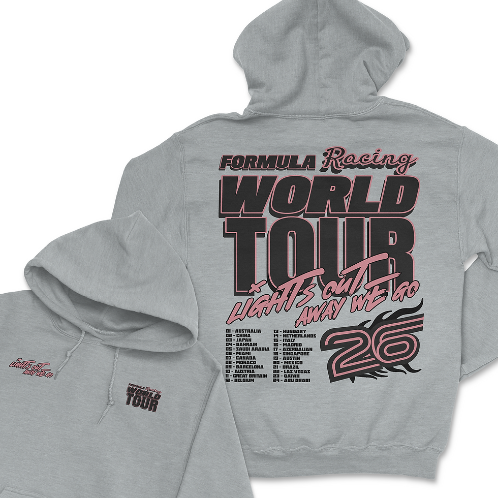 Thumbnail: Racing World Tour 2026 Hoodie Retro Inspired Motorsport Apparel