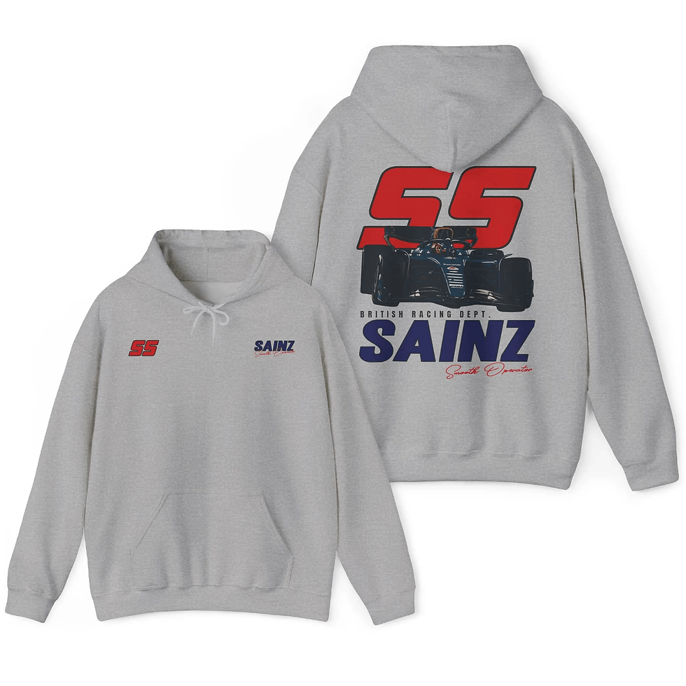 Thumbnail: sainz inspired motorsport racing unisex heavy blend hoodie for race fans