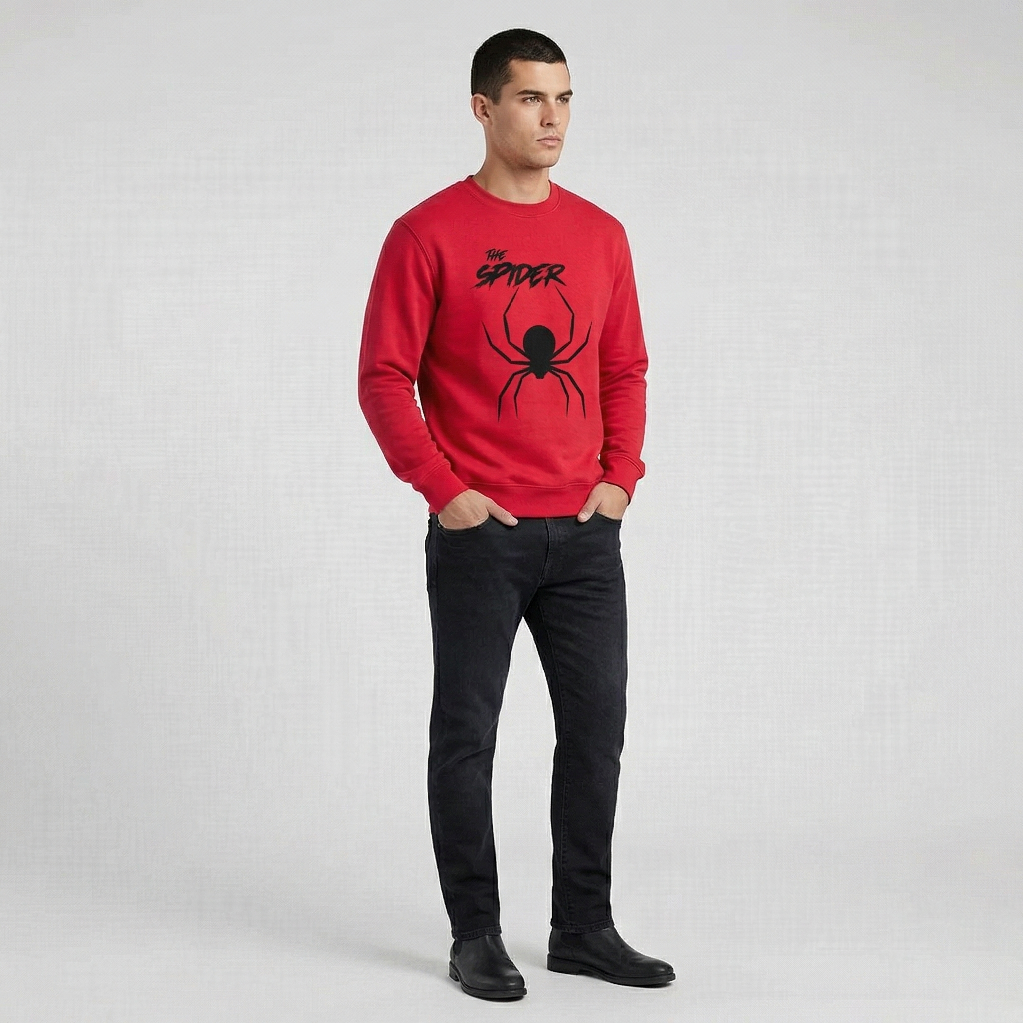 Spider Halloween Pullover – Vintage Spooky Animal Lover Sweatshirt