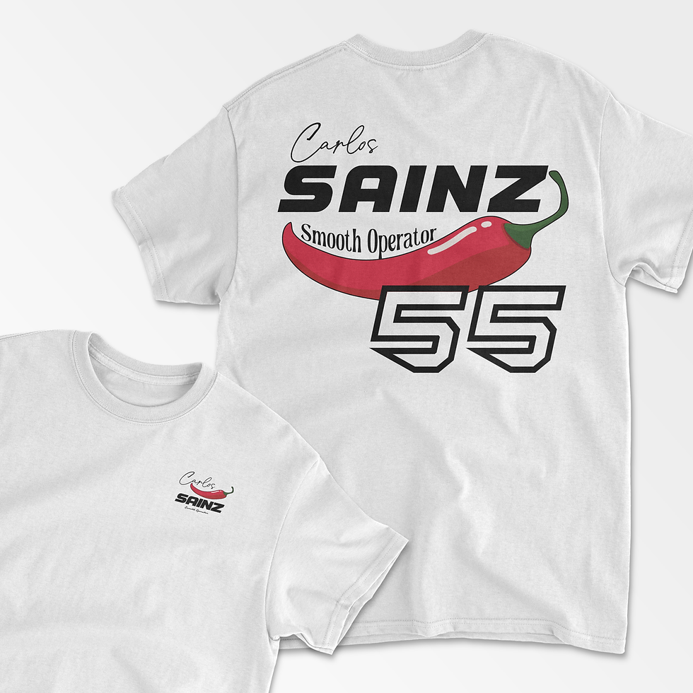 Thumbnail: Chili Sainz Racing T-Shirt – Spanish Motorsport Fan Unisex Tee