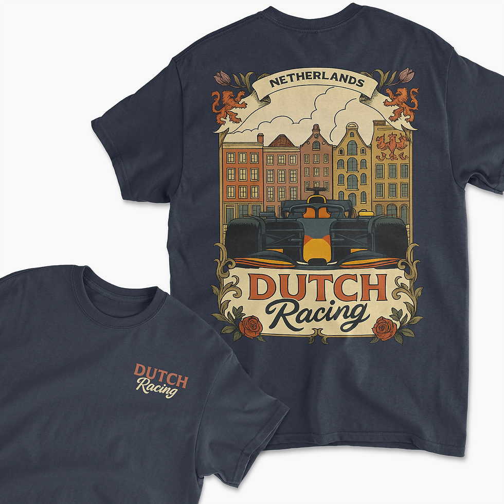 Thumbnail: Dutch Grand Prix Tee – Inspired Circuit Map Racing Shirt for Motorsport Fans