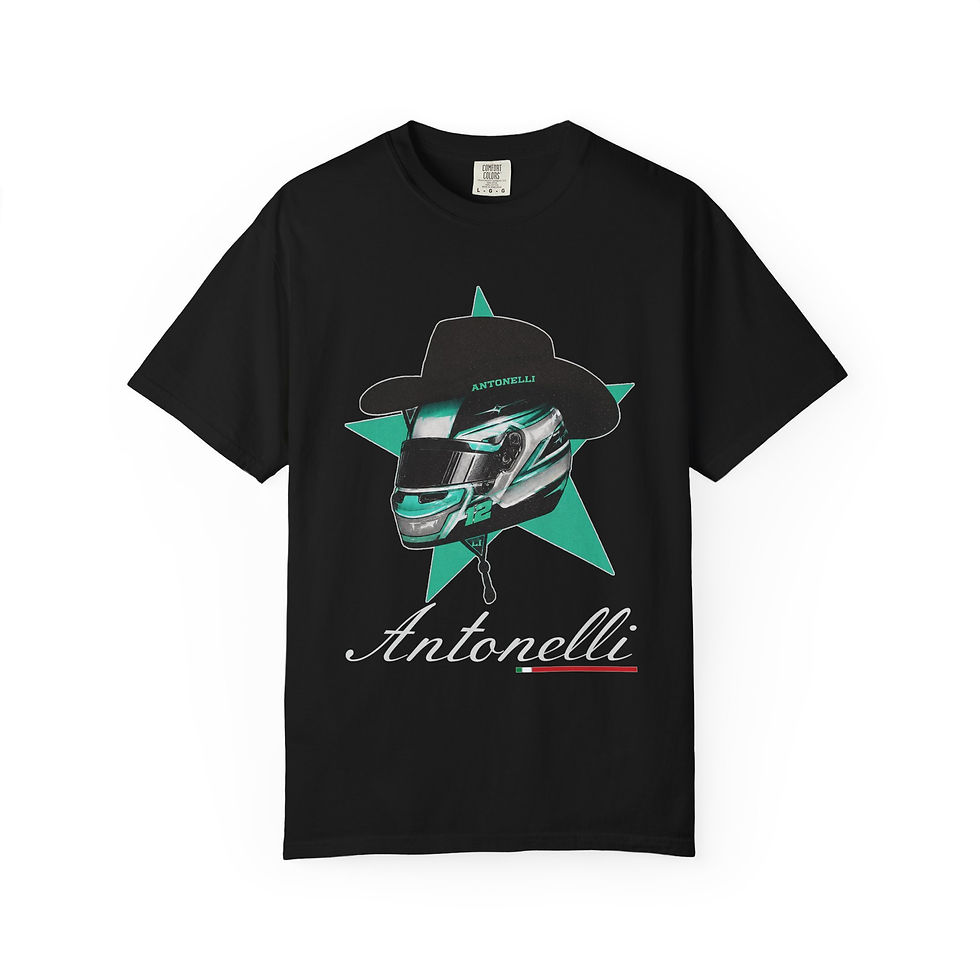 antonelli inspired italian motorsport racing unisex heavy cotton t shirt for race fans