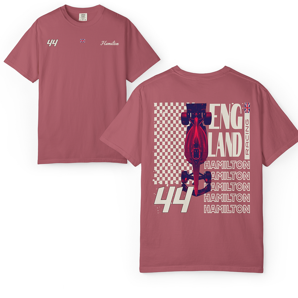 Thumbnail: hamilton inspired comfort colors motorsport racing t shirt retro streetwear tee