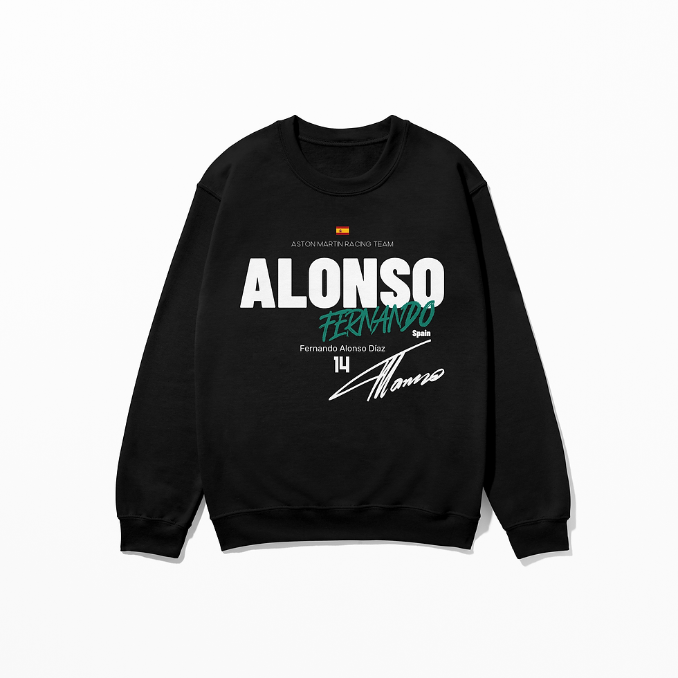 Thumbnail: Alonso Racing Crewneck – Spanish Driver Inspired Motorsport Sweatshirt