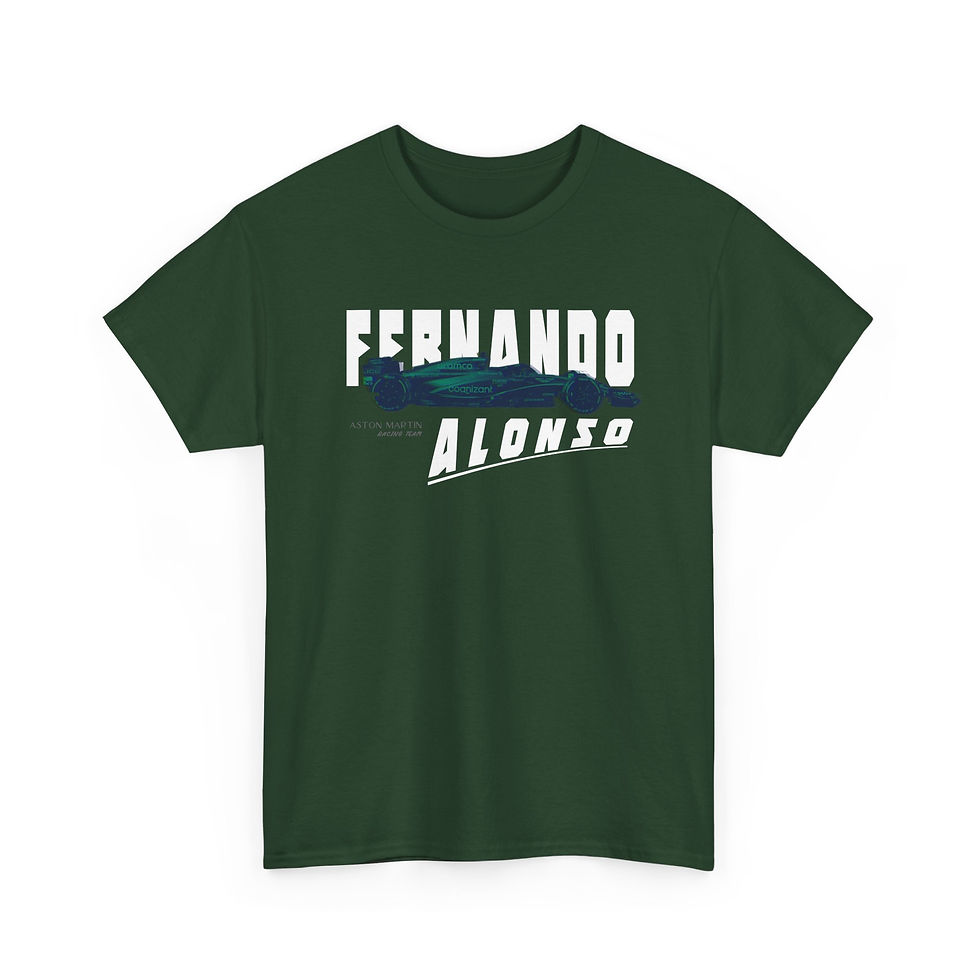 alonso racing t-shirt inspired spanish motorsports driver fan tee unisex vintage racing graphic formula fan apparel
