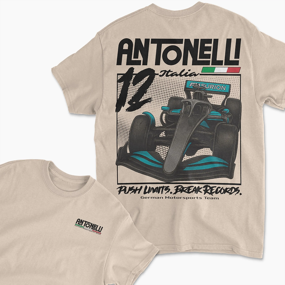 Thumbnail: antonelli inspired italian motorsport racing unisex t shirt streetwear tee
