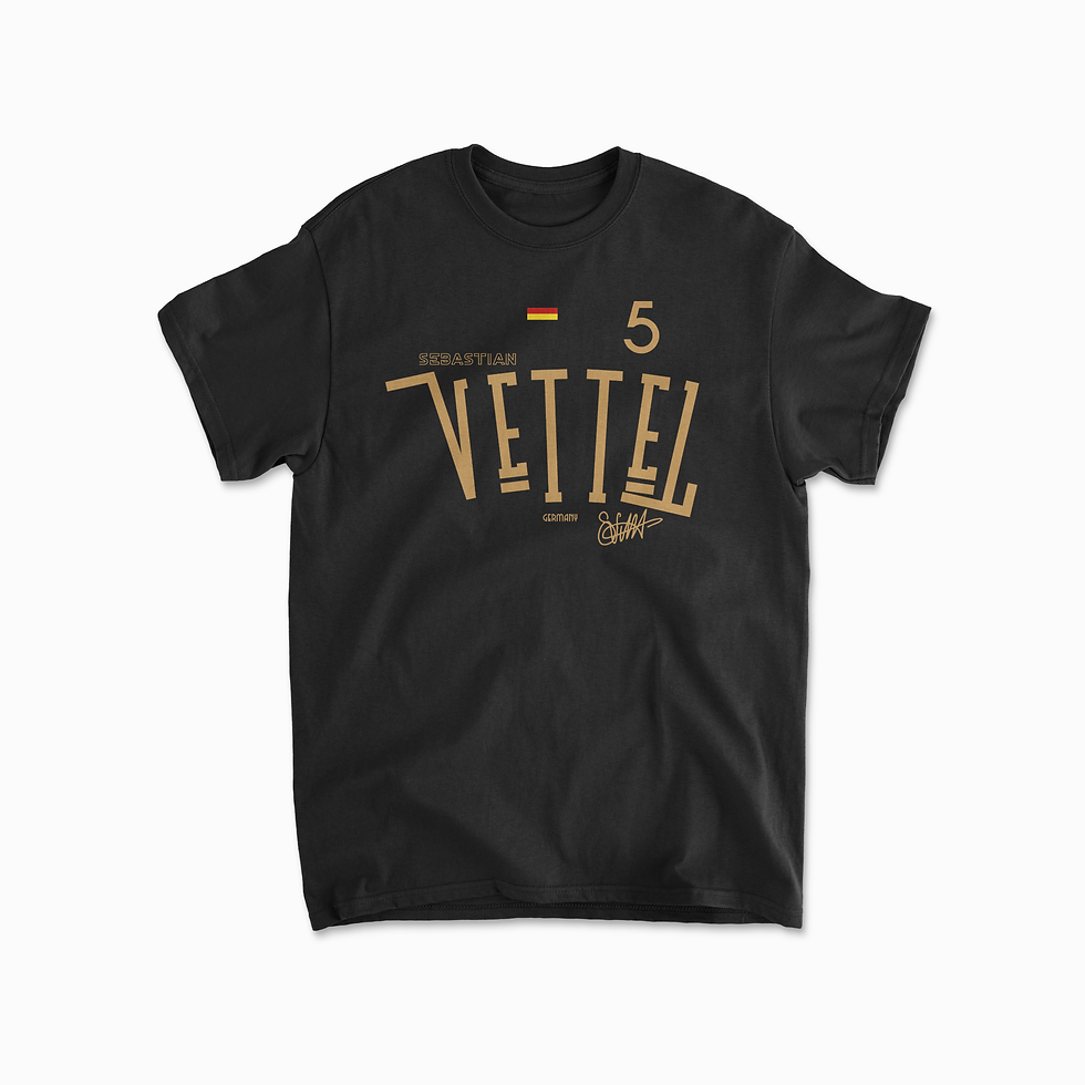 Thumbnail: Vettel Inspired T-Shirt | German Racing Legend Vintage Tee