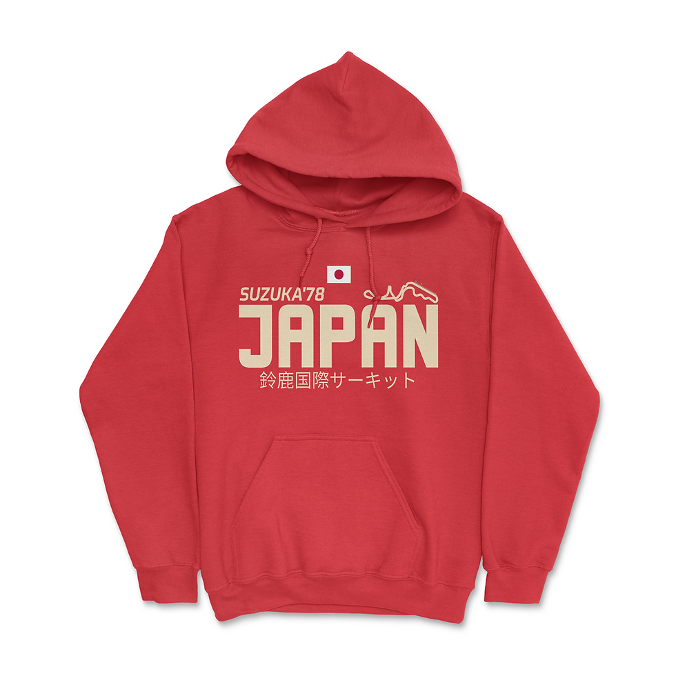 Thumbnail: Suzuka Japan Inspired Hoodie Motorsport Racing Track Apparel