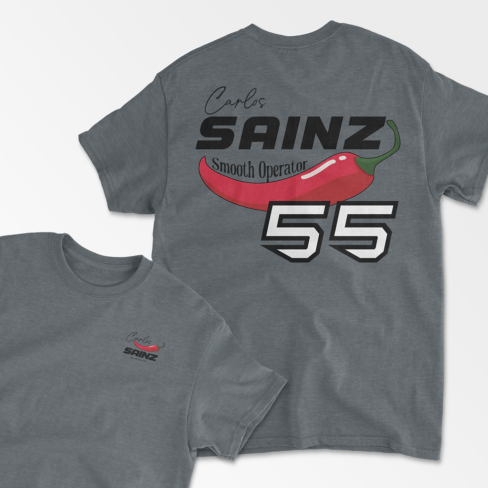 Thumbnail: Chili Sainz Racing T-Shirt – Spanish Motorsport Fan Unisex Tee