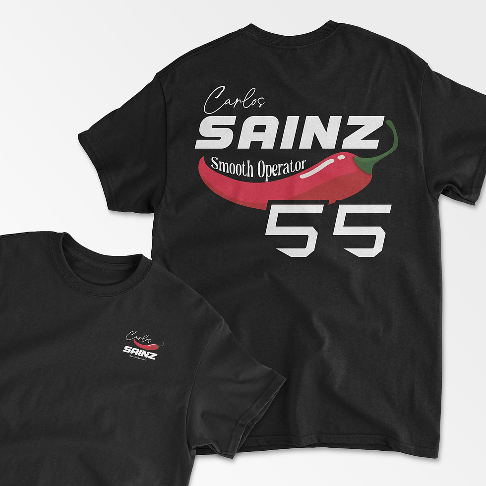 Thumbnail: Chili Sainz Racing T-Shirt – Spanish Motorsport Fan Unisex Tee