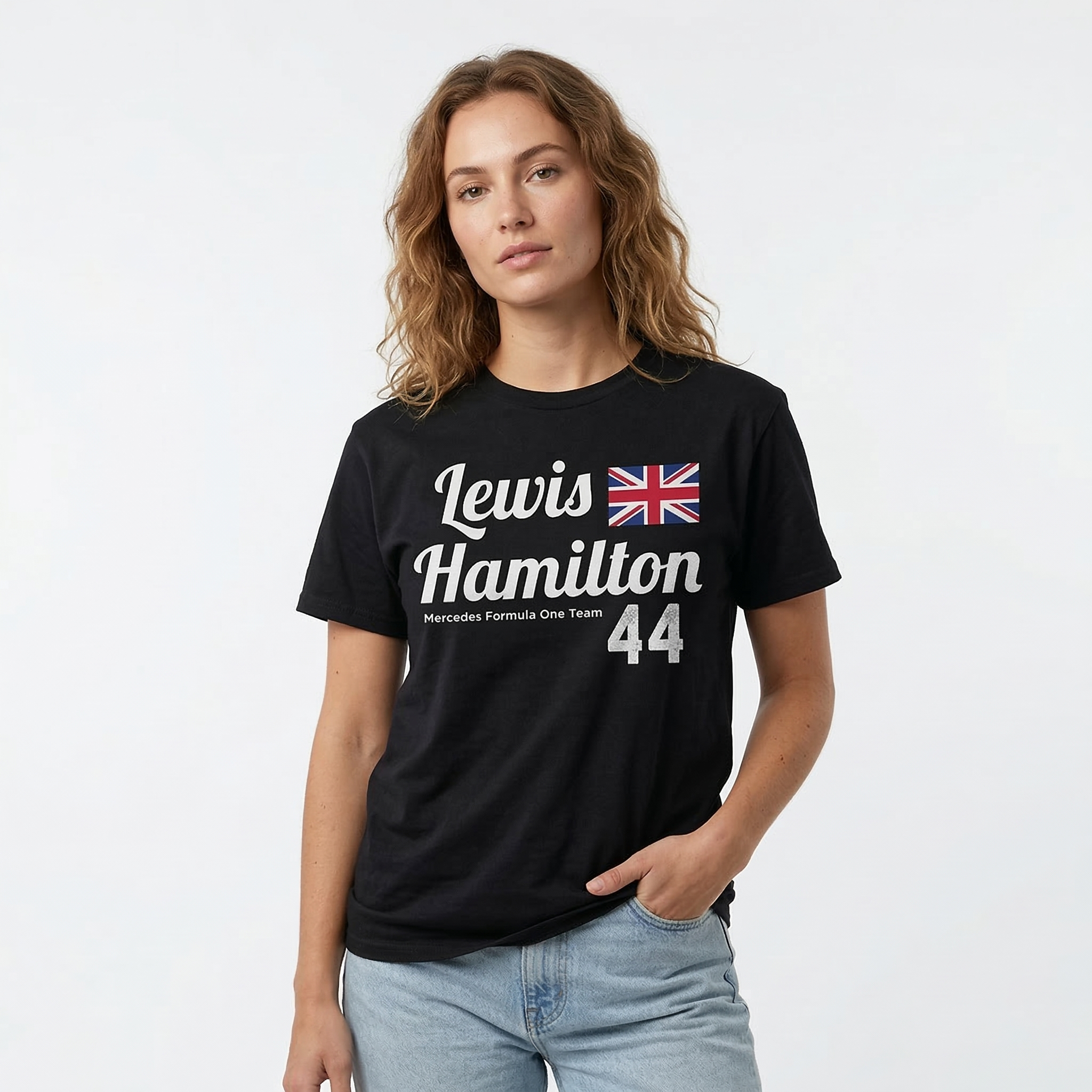Hamilton Inspired T-Shirt | British Racing Driver Unisex Cotton Tee