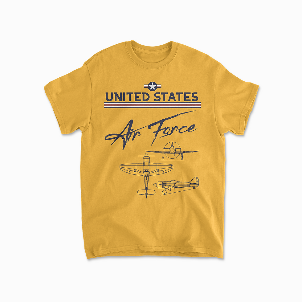 Thumbnail: WW2 Air Force T-Shirt | Vintage Veteran Aviator Military Heritage Tee