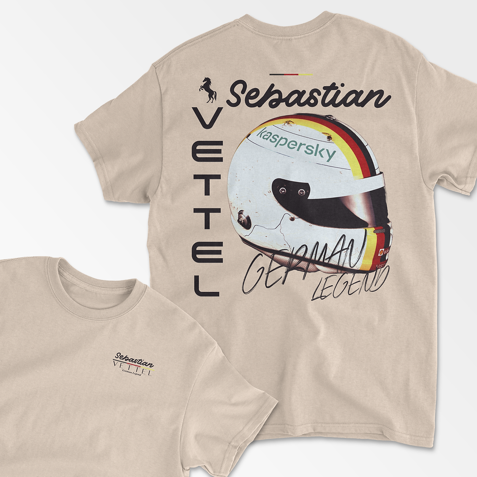 Thumbnail: Vettel Racing Tee – Inspired German Legend Motorsport Shirt