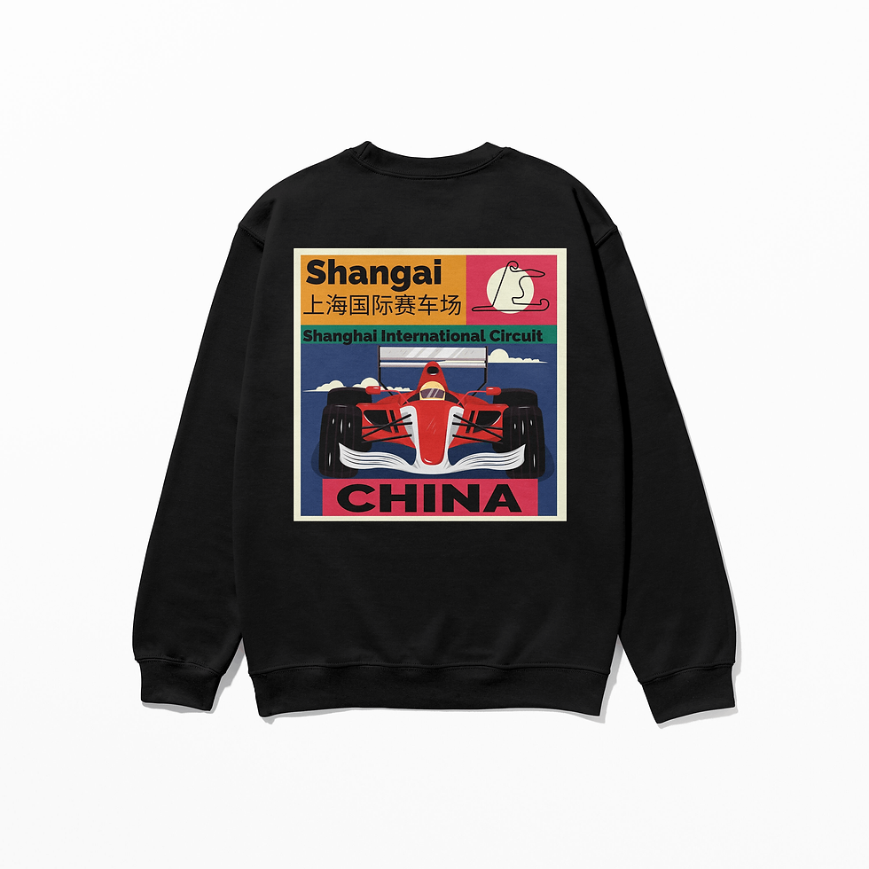 Thumbnail: Shanghai Circuit Racing Sweatshirt Motorsport Crewneck Tee