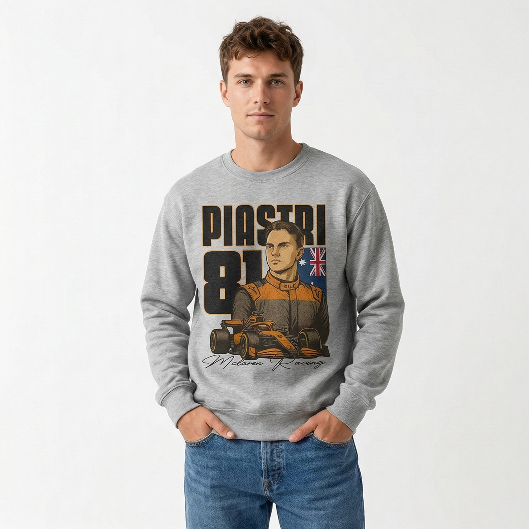 Piastri Sweatshirt | Australian Racing Driver British Team Apparel
