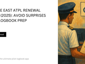 Middle East ATPL Renewal Guide (2025): Avoid Surprises with Logbook Prep