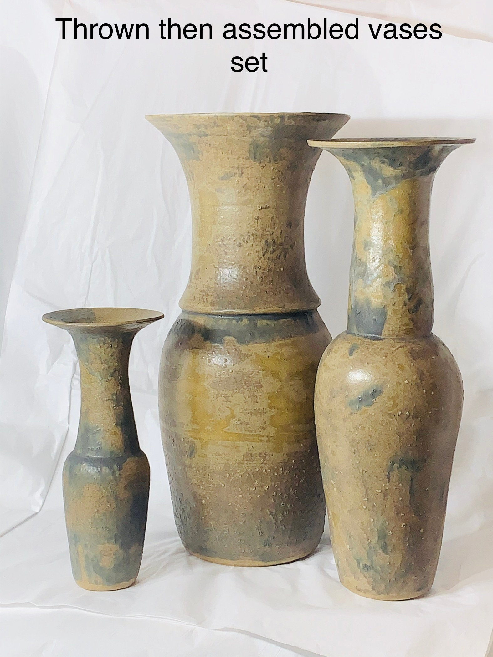 Set of 3 vases set of 3 vases