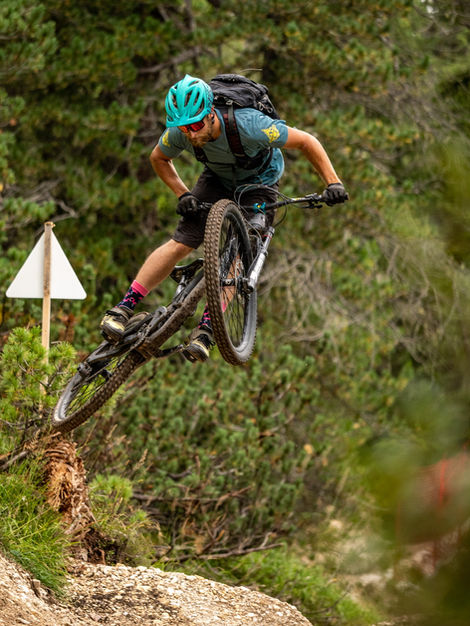 Guide mountain bike_ride in cortina_cortina bike land_bike park