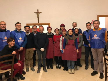 L'Ordine Costantiniano di S. Giorgio ha offerto una cena ai poveri di Santa Croce