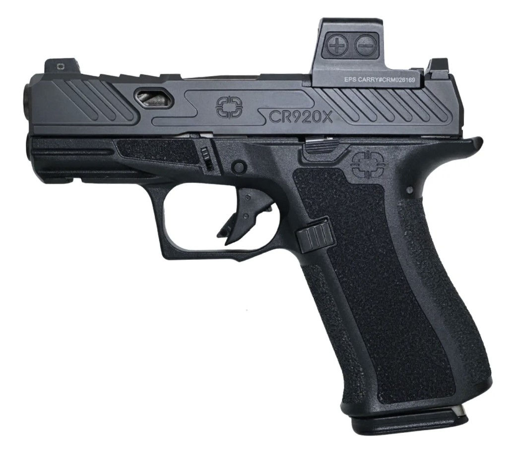 SHADOW SYSTEMS CR920X HGA 9MM 3.41IN UNTHRD BLACK BBL BLK FRAME 2/15RD