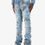 Thumbnail: COPPER RIVET "L.S.B." STACKED CAMO JEANS Pants Blue