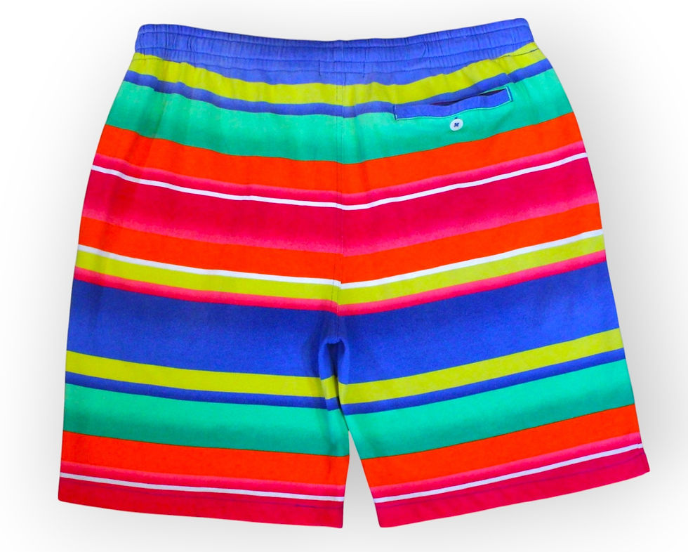 Thumbnail: POLO RALPH LAUREN 8.5" STRIPPED SPA TERRY SHORTS Multi