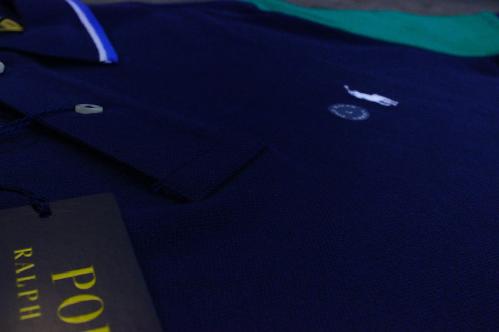 Thumbnail: POLO RALPH LAUREN CLASSIC FIT MESH SHIRT NAVY Multi