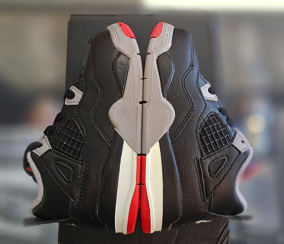 Thumbnail: AIR JORDAN 4 RETRO (TD ) "BRED REIMAGINED" 2023 SZ. 7C BQ7670-006 DS Black Red