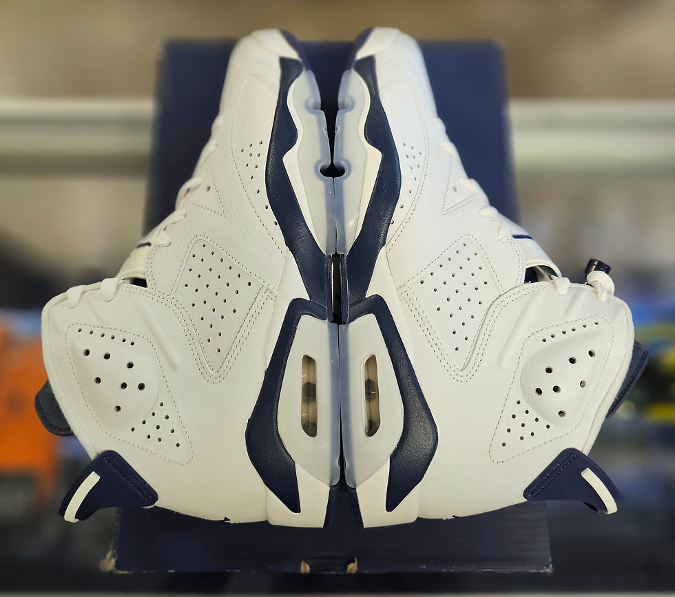 Thumbnail: AIR JORDAN 6  RETRO "MIDNIGHT NAVY" 2022 SZ 10/ 11.5 (W) CT8529-141 DS White