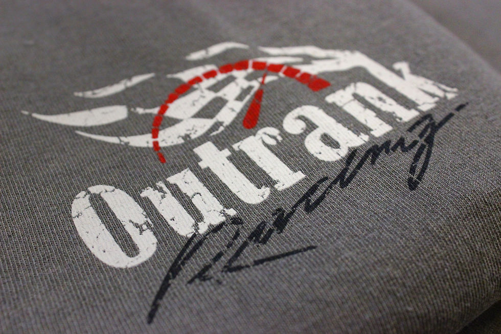 Thumbnail: OUTRANK "ALL GAS" ULTRA HEAVY WEIGHT OVERSIZED SNEAKER T-SHIRT Cement Grey