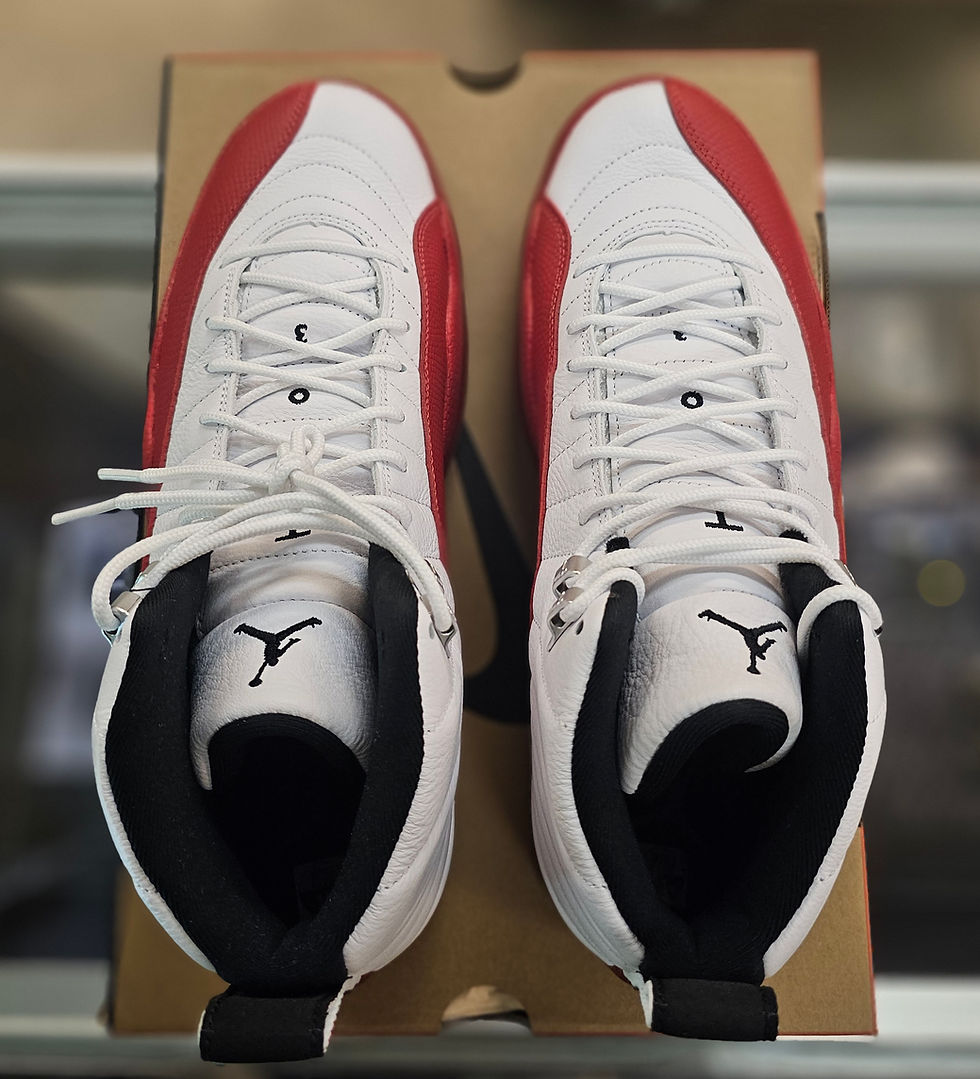 Thumbnail: AIR JORDAN 12 RETRO "CHERRY" 2023 SZ 12/ 13.5(W) CT8013-116 DS White
