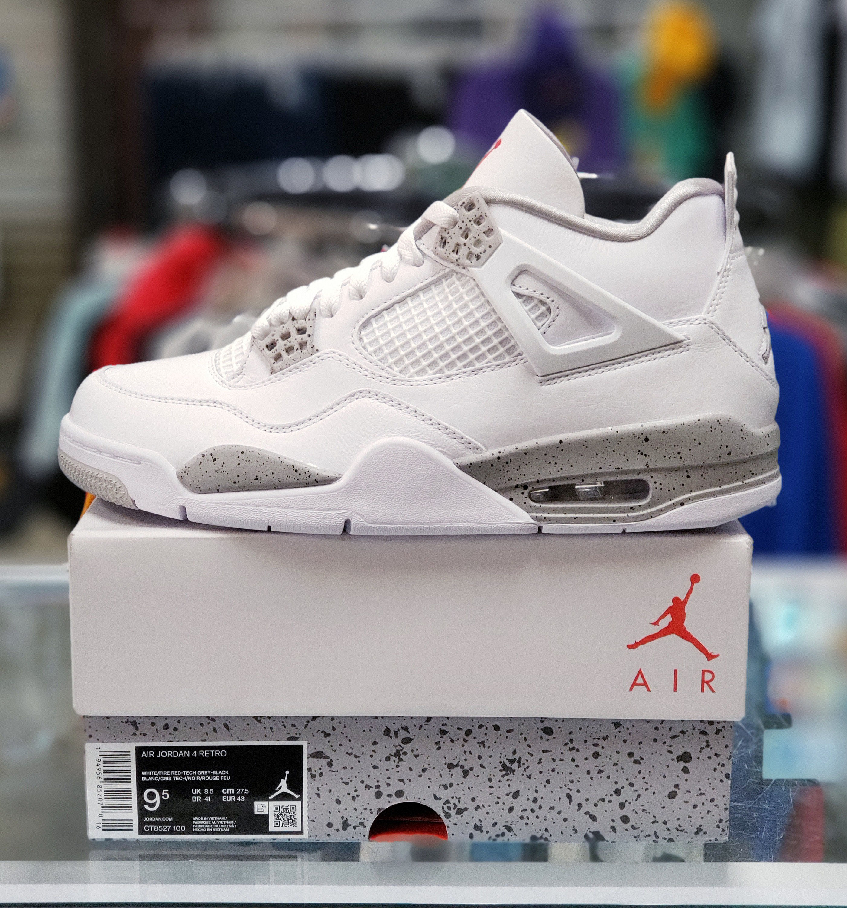 AIR JORDAN 4 RETRO "WHITE OREO" 2021 SZ 9.5/ 11(W) CT8527-100 DS
