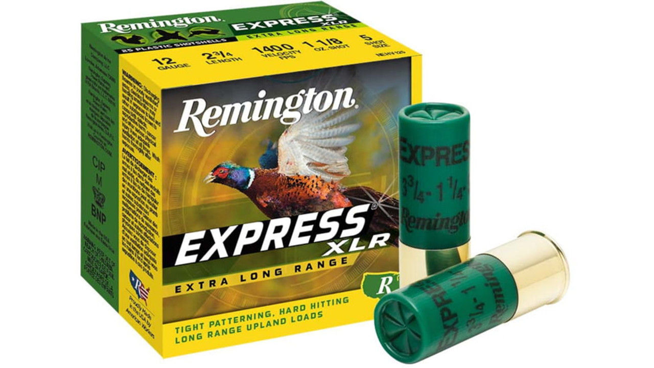 REMINGTON EXPRESS LONG RANGE 12GA 2.75" #4 3 DRAM 1.25 OZ (25 PACK-$0.76/rnd)