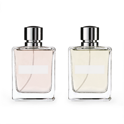 Two similar Perfume Bottles as an example of stealing an eye and forging a product
