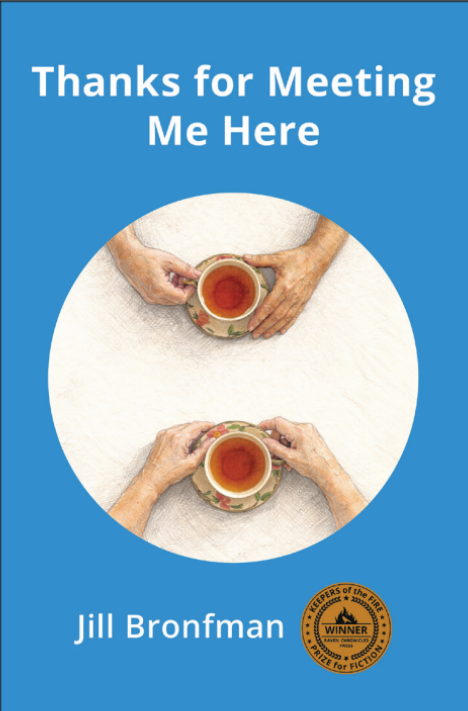 Cover of Jill Bronfman's novel "Thanks for Meeting Me Here"