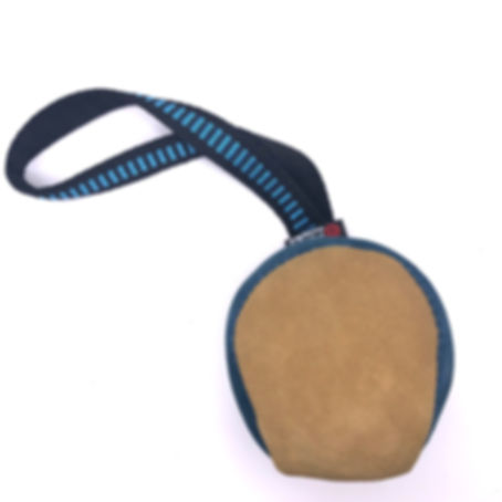 Soft Leather Training Ball with Loop Handle