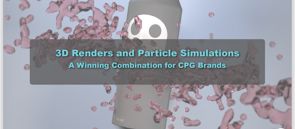 3D Renders and Particle Simulations: A Winning Combination for CPG Brands