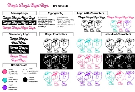 Boogie Woogie Bagels Brand Guidelines