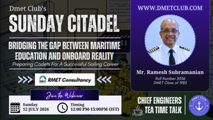 Meet Mr. Ramesh Subramanian | Chief Engineers TeaTimeTalk at Sunday Citadel