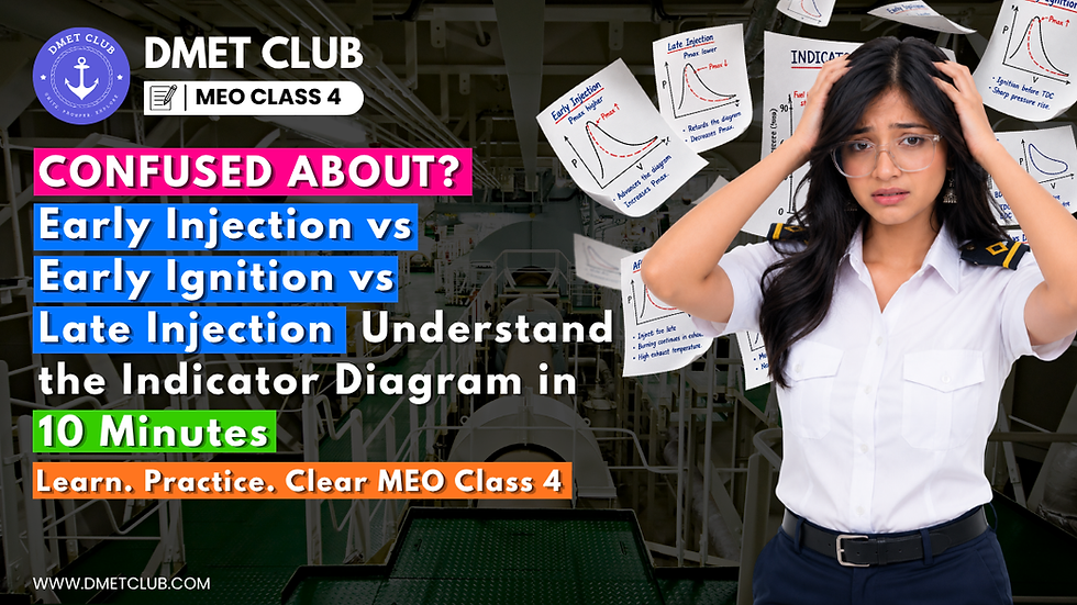 Indicator Diagrams in Marine Diesel Engines: Complete MEO Class 4 Guide