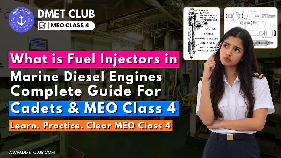 Fuel Injectors in Marine Diesel Engines: Everything You Need to Know