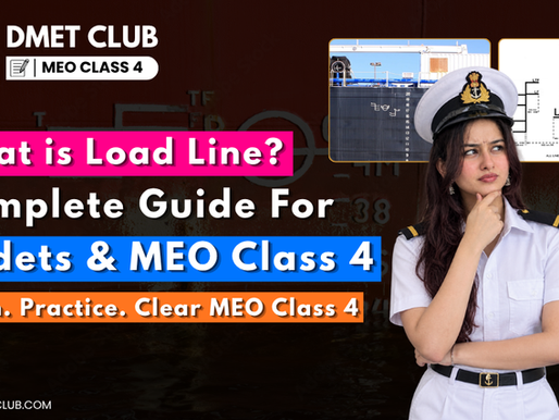 What Is Load Line? Complete Guide for Cadets & MEO Class 4 | Marks, Freeboard, FWA & Load Line Zones