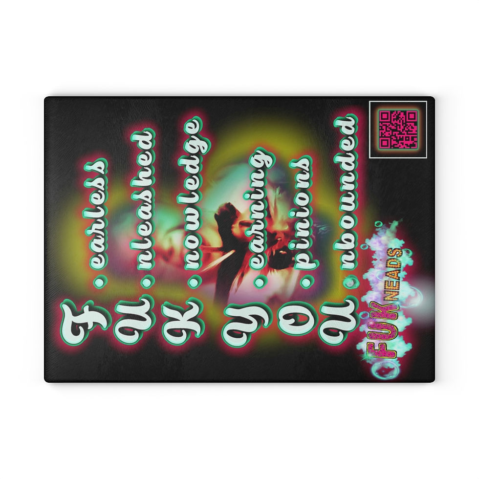 Thumbnail: Stop Violence Lets Cut It Up Glass Cutting Board