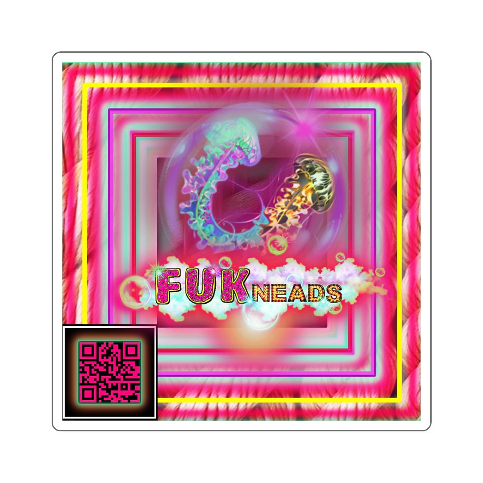 Thumbnail: Don't Be A Square : Square Sticker -  JellyVerse - Bubble Jelly 