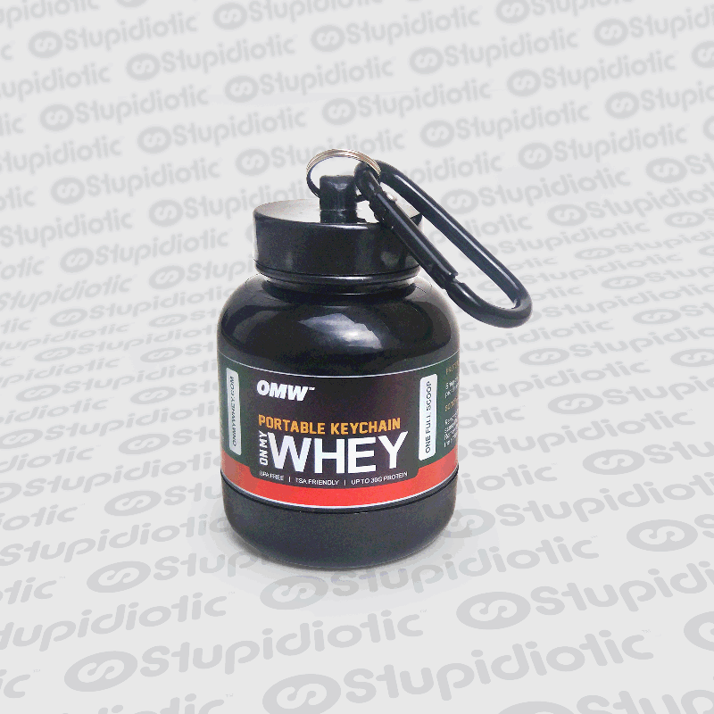 Protein Powder Keychain stupidiotic 2021